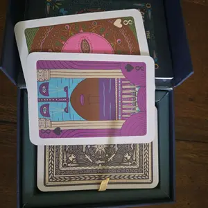 Illuminated Tarot Deck, Full 78-Card Set for Divination, Beginners & Spiritual Enthusiasts