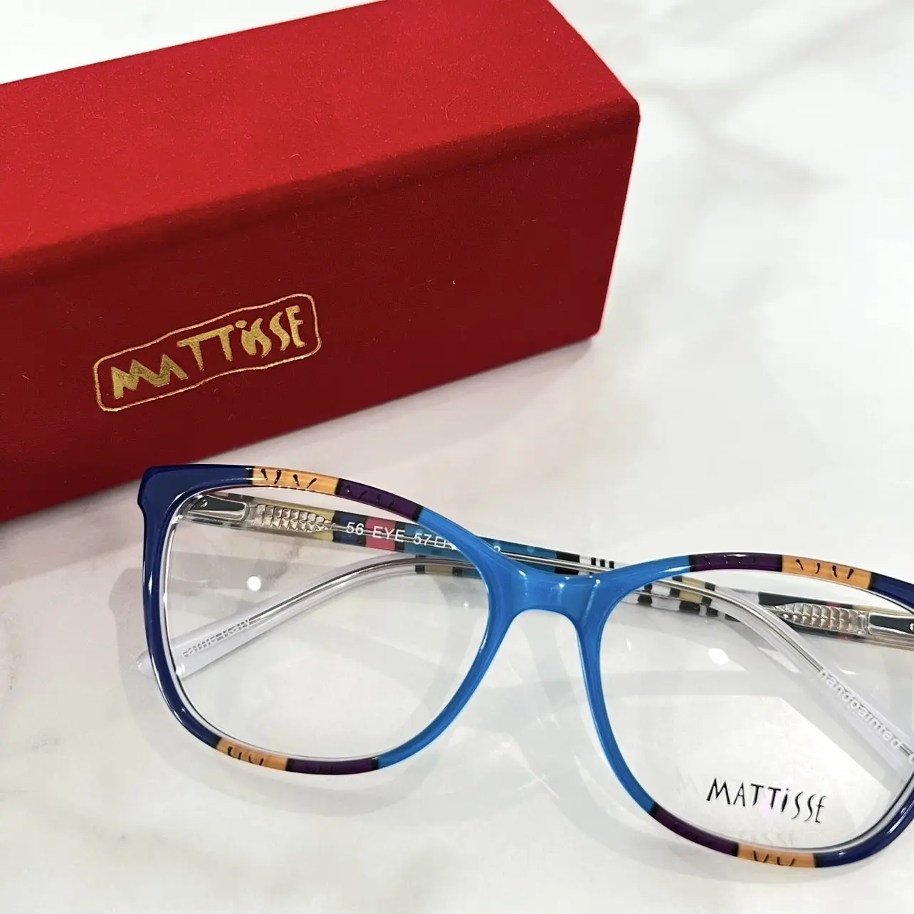 MATTiSSE Hand Painted Made in Italy Luxury Eyewear - Unisex Bold Colorful Artistry for Any Occasion