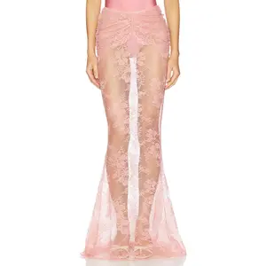 Shani Shemer Brenda Maxi Skirt in Dusty Rose