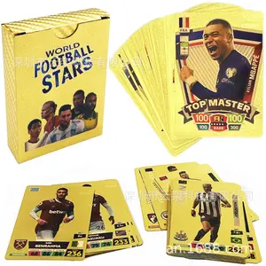 55 Legendary Football Player Cards Set – Premium Gold, Silver, Black & Rainbow Foil Edition