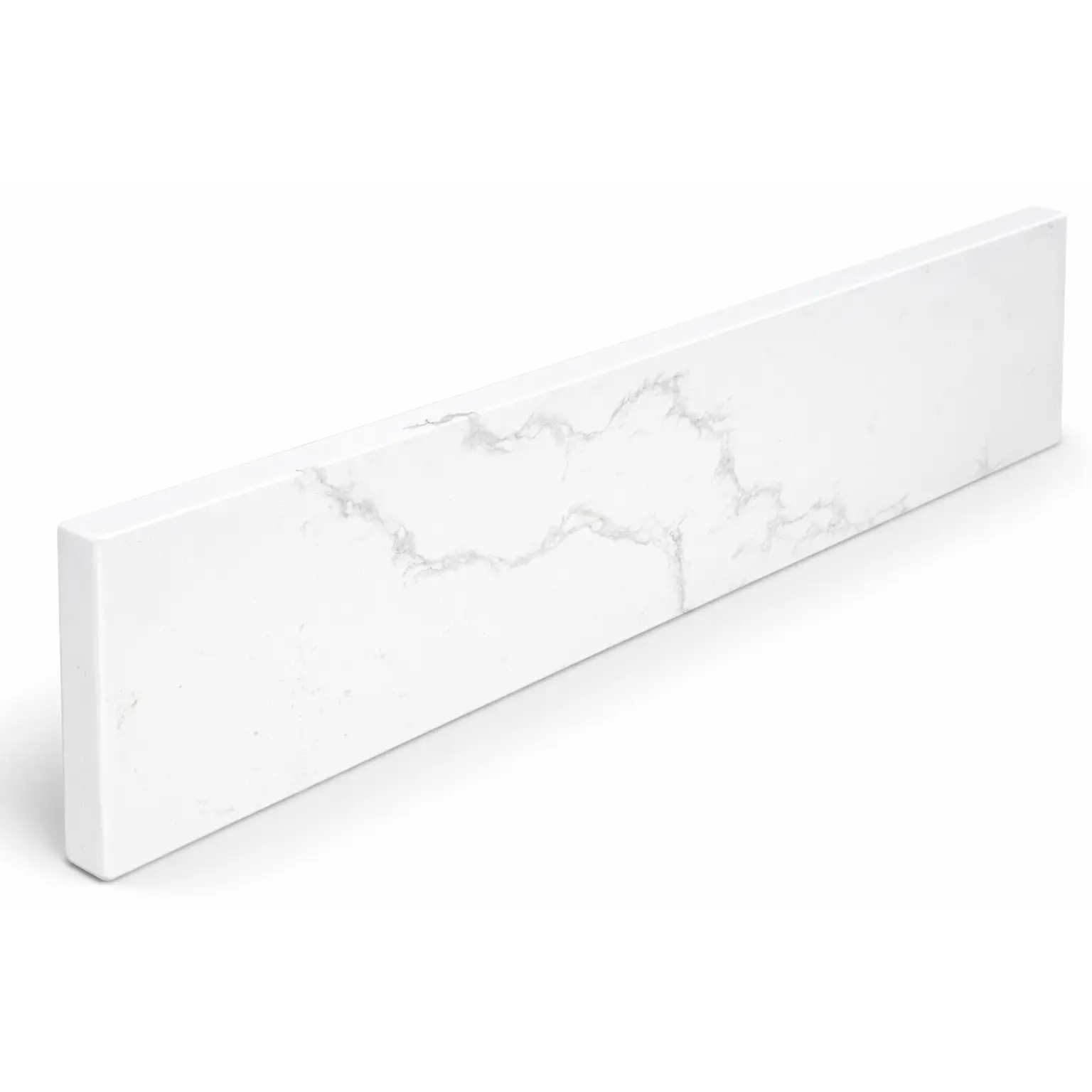 Calacatta White Stone Vanity Backsplash