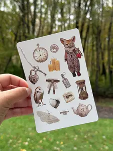Vintage Woodland Sticker Sheet