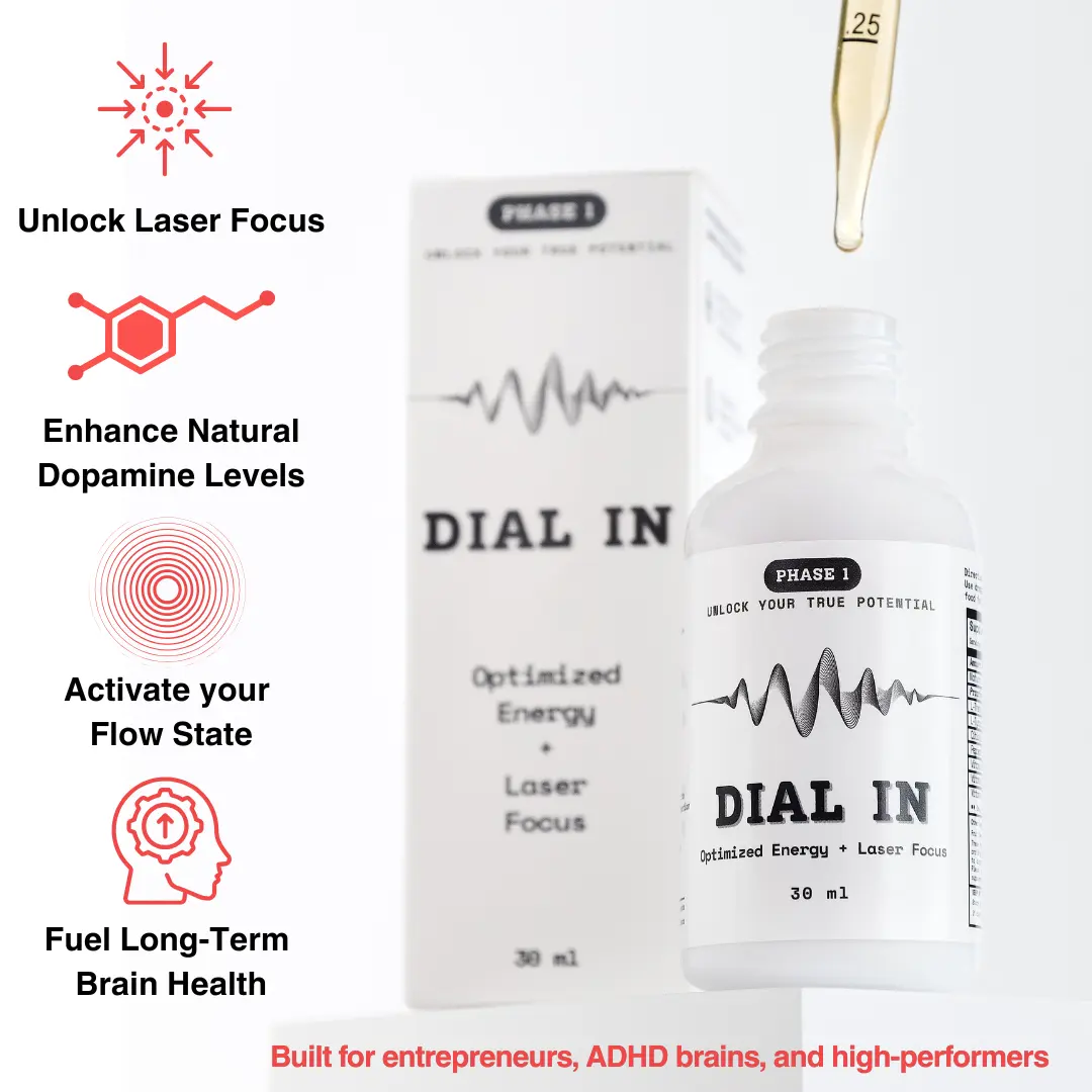 DIAL IN | Natural Dopamine Support to Unlock Laser Focus + Mental Clarity