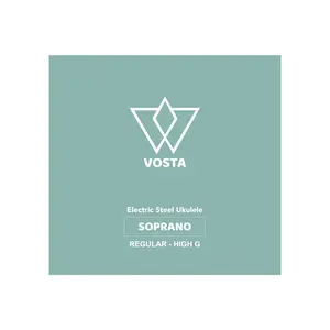 Vosta Electric Soprano Ukulele Steel Strings - HIGH G