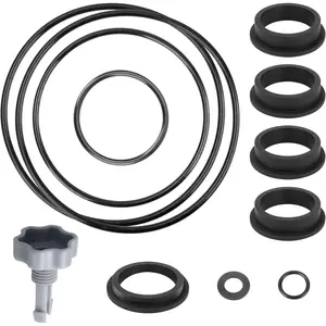 Pool Sand Filter Pump Seal Gasket Replacement for Intex Sand Filter Pumps  Seals, Pool Sand Pumps Part Hose Seals Repair Kit Include 11228 11412 L-Shape O-Ring Gasket and Air Release Valve