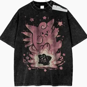 Clefable TShirt, Cleffa T-Shirt, Pokkeemon Tee, PKM Shirt, Anime Shirt, Vintage Tee, Unisex Crewneck Sweatshirts & TShirts NAP