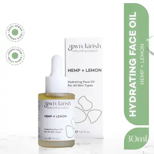 Gew’n Kirish Hemp + Lemon Facial Oil – Glow Boosting Antioxidant Oil