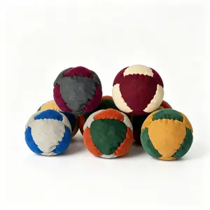 Hacky Sacks - Colorful Foot Bags for Kids & Adults,Soft Fleece Kick Balls for Outdoor Games, Coordination & Balance Training, Fun Beach & Backyard Toys