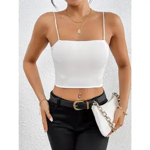 European and American Sexy Bustier Waist Tie Top