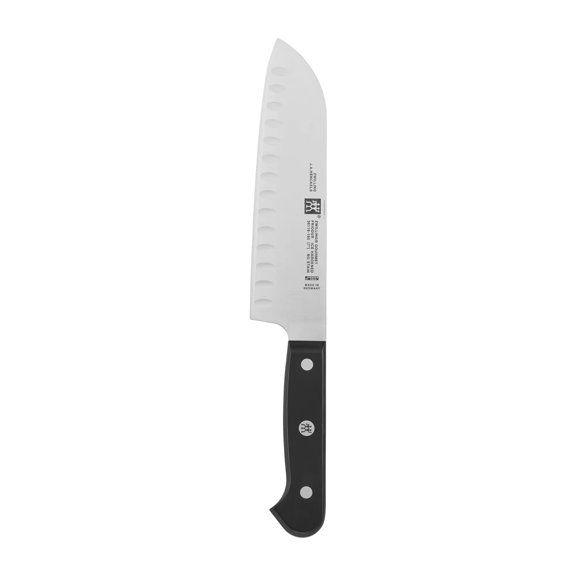 ZWILLING Gourmet 7-inch Hollow Edge Santoku Knife ZWILLING Gourmet 7-inch Hollow Edge Santoku Knife