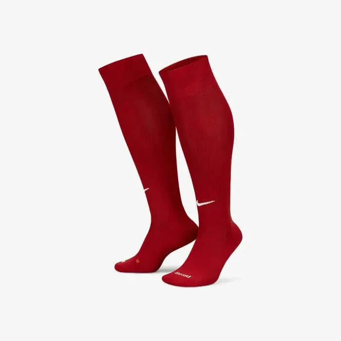 Nike Academy SX4120-601 Unisex Varsity Red Over-The-Calf Football Socks JAX19