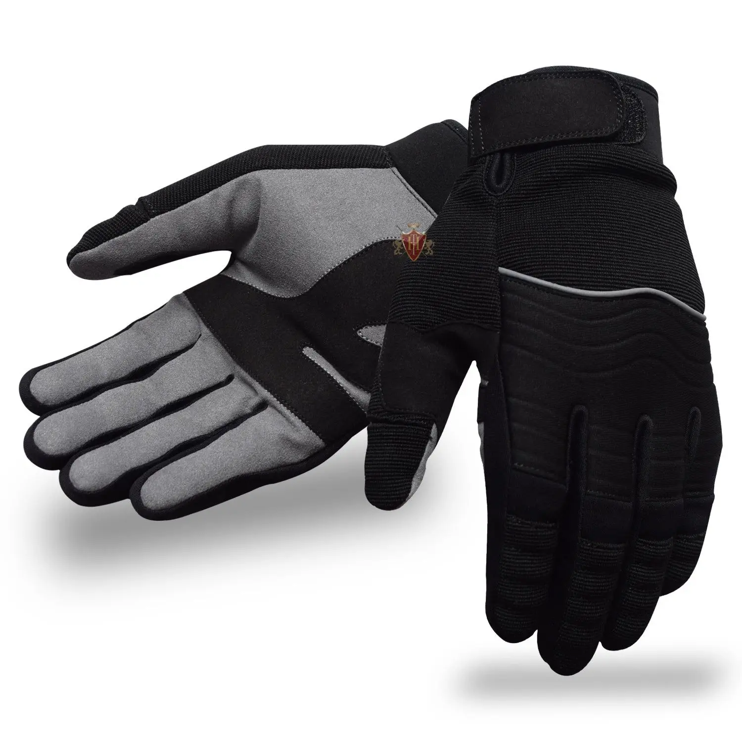 Winter Gloves Cycling Wheelchair Running Casual Gloves Reflector Piping, Nylon, Unisex