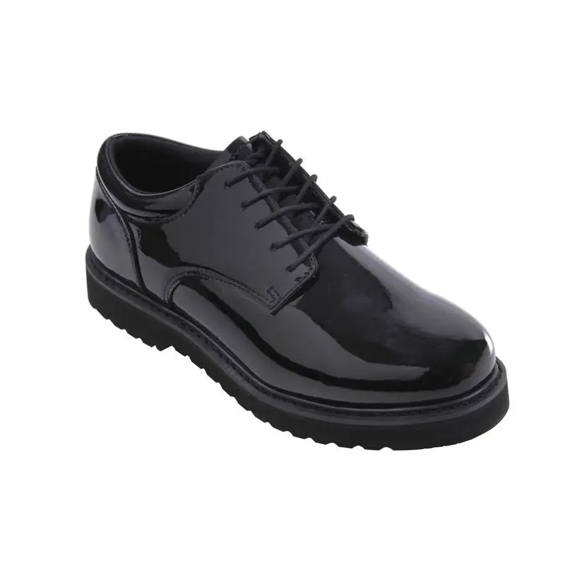 Rothco Uniform Oxford Work Shoes for Men - Hi-Gloss Mirror Finish, Comfortable Air-Mesh Lining, Oil Resistant Sole, Professional Appearance, Black Decor Footwear Footwear Footwear