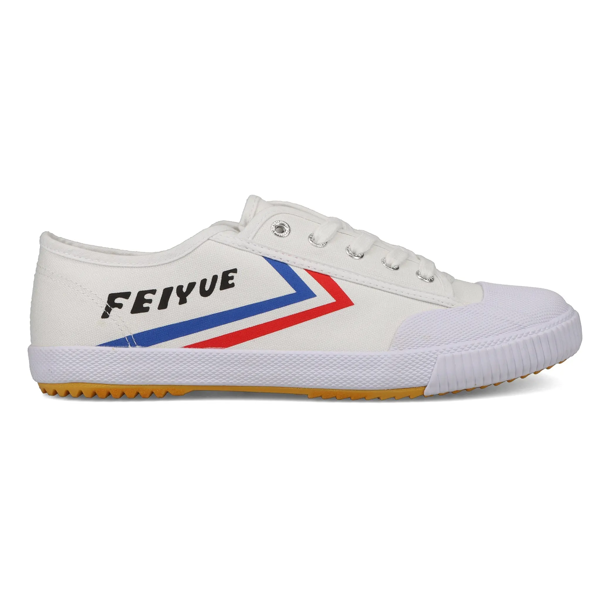 Authentic Feiyue Trainer Sneakers in Breathable Canvas | White with Signature Feiyue Logo | Great for Martial Arts, Lifting, Parkour and Everyday Wear | Virtual Zero Drop | Streetwear Fashion | Fe Lo 1920 Heritage Shoe | Ships from USA