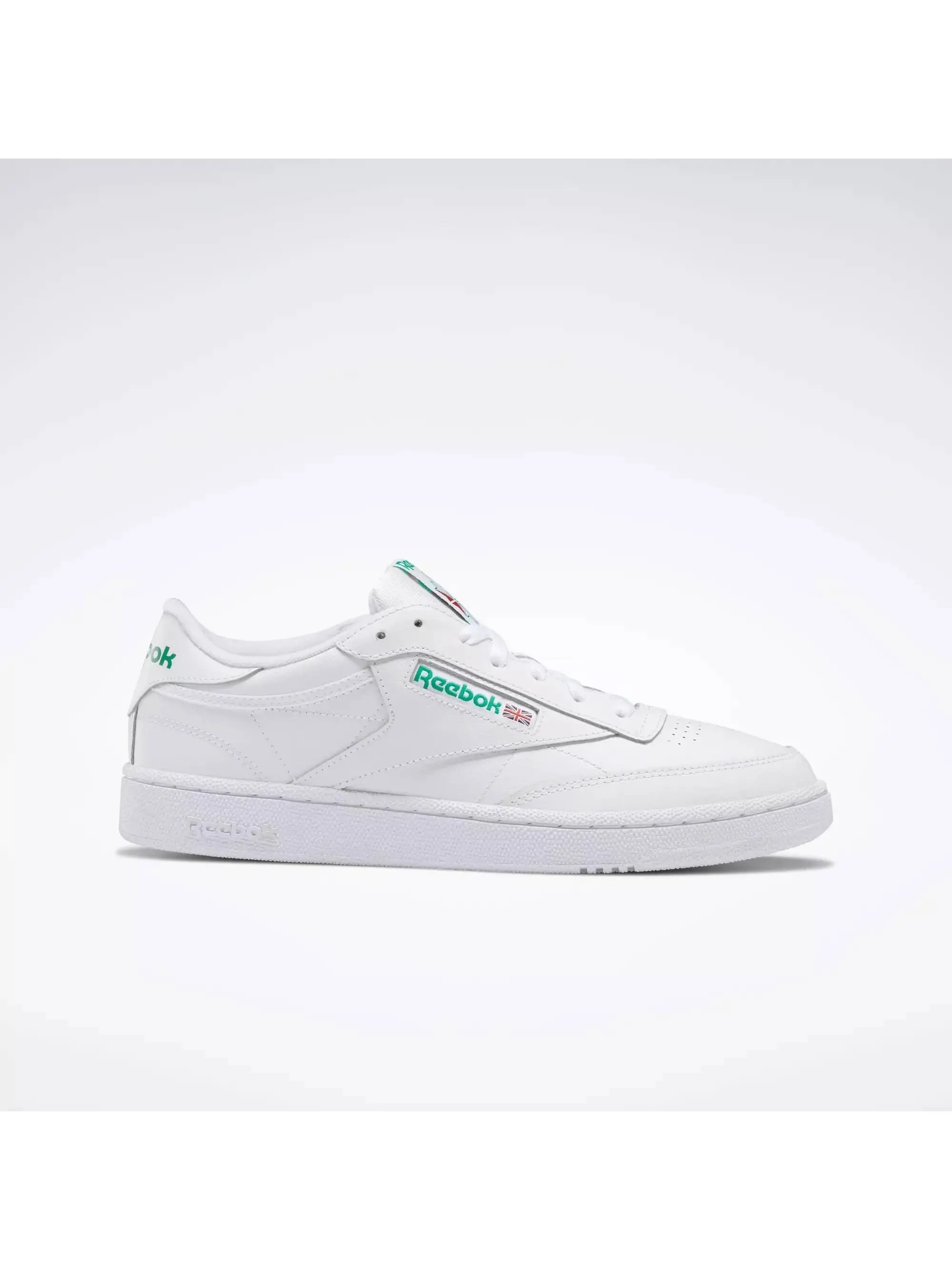 Reebok Men's Club C 85 White Green Shoes