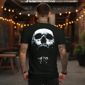 New Gym Fitness T-shirt Loose Oversized Cotton Men Short Sleeves Bodybuilding Sports Tees Summer Training Workout Jogging Tops