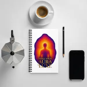 Make Your Aura Luxe Spiral notebook