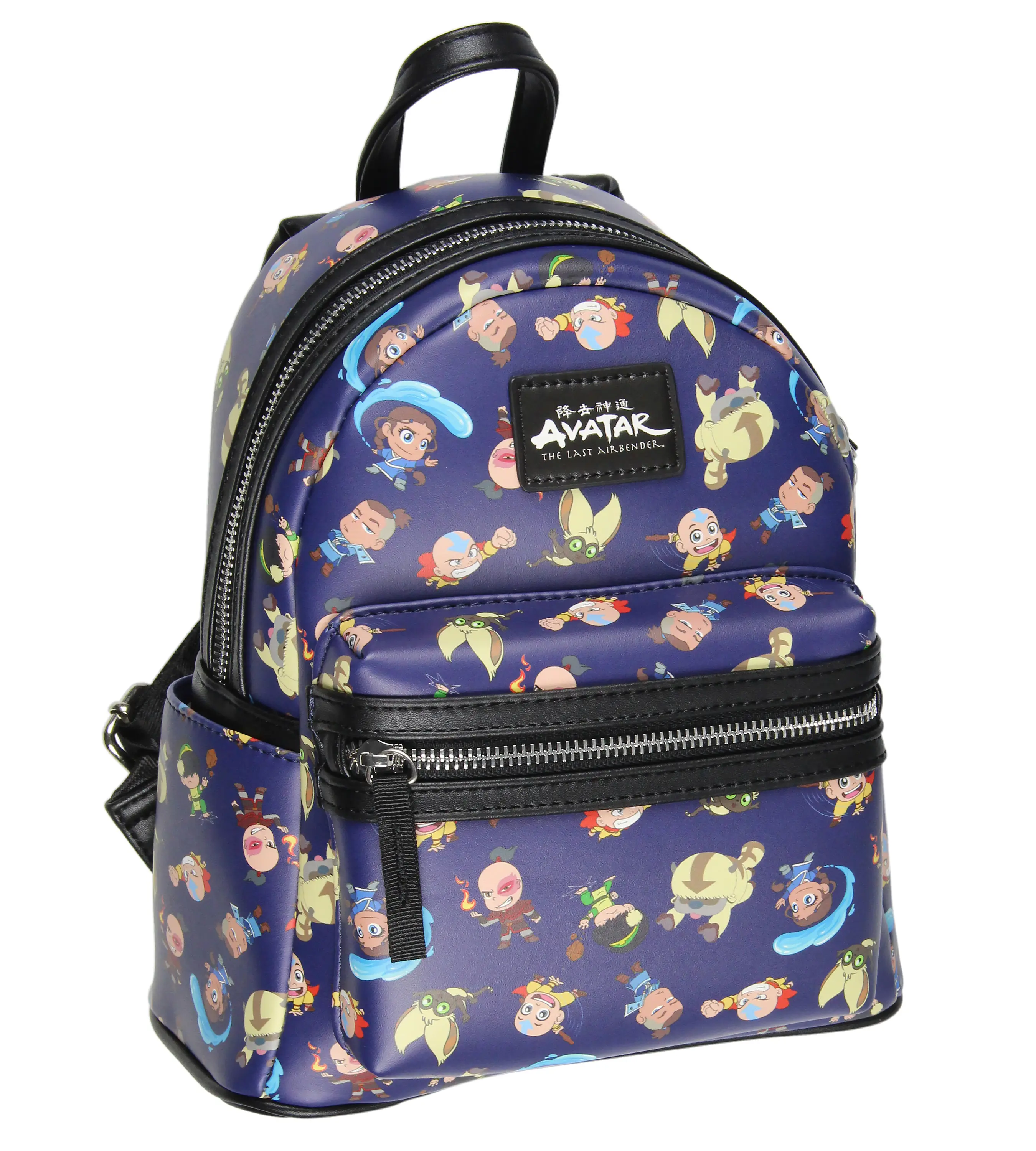 Nickelodeon Chibi Avatar The Last Airbender Characters Aang Zuko Katara Appa Toph Sokka Mini Backpack 10"