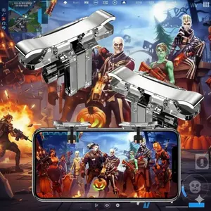 Ultra-Sensitive Shooting Game Trigger for Mobile Gaming: Precision Aim & Rapid Fire Controller with Ergonomic Design. Easy Snap-On Installation, Plug & Play. Boost Reaction Speed & Enhance Your Gameplay Experience Instantly! Game Peripherals