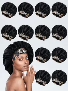 Zodiac Print Sleep Cap, Sleeping Bonnet, Unisex Sleeping Hat with Twelve Constellations, Holiday Gift, Daily Use, Beauty and Hair Care