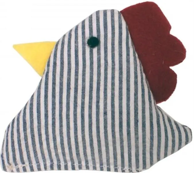 Imperial Cat 01175 Handmade Country Chicken Catnip Toy - Cat n Around, Non-Refillable, Encourages Active Play, Hangs on Tag