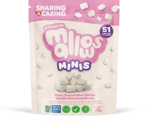 Freedom Mallows Mini's - Plant based, Top 14 allergy free, Halal certified, Kosher and PKU suitable