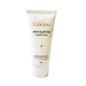 Tala Glow Fresh Glow Deo - Nourishing Underarm Cream Antiperspirant Deodorant Enriched with Niacinamide, Alpha Arbutin, Tea Tree Oil & Calamansi Extract - 50ml