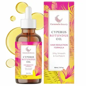 Caramela Beauty Cyperus Rotundus Oil for Natural Permanent Hair Reduction ZJ,Mild and Non-irritating Body Care Wax,Moisturizing & Soothing for Skin Care Depilatory,Unisex Hair Removal Creamoil , Daily Use Cosmetic Gentle Removal