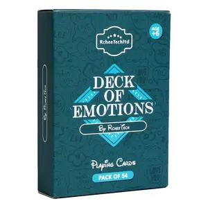 Deck of Emotions Emotion Recognition Card Game for Kids, Educational Strategy Board Game, Family Gathering Tool, Parent-Child Interaction Aid