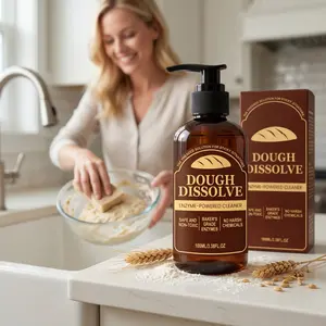 Dough Dissolver, Food Processing Neutral Formula, Easy to Rinse, Gentle on Hands, Kitchen Cleaning Agent, Safe for Food Contact