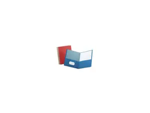 Oxford 78513 Recycled Paper Twin-Pocket Portfolio, Assorted Colors