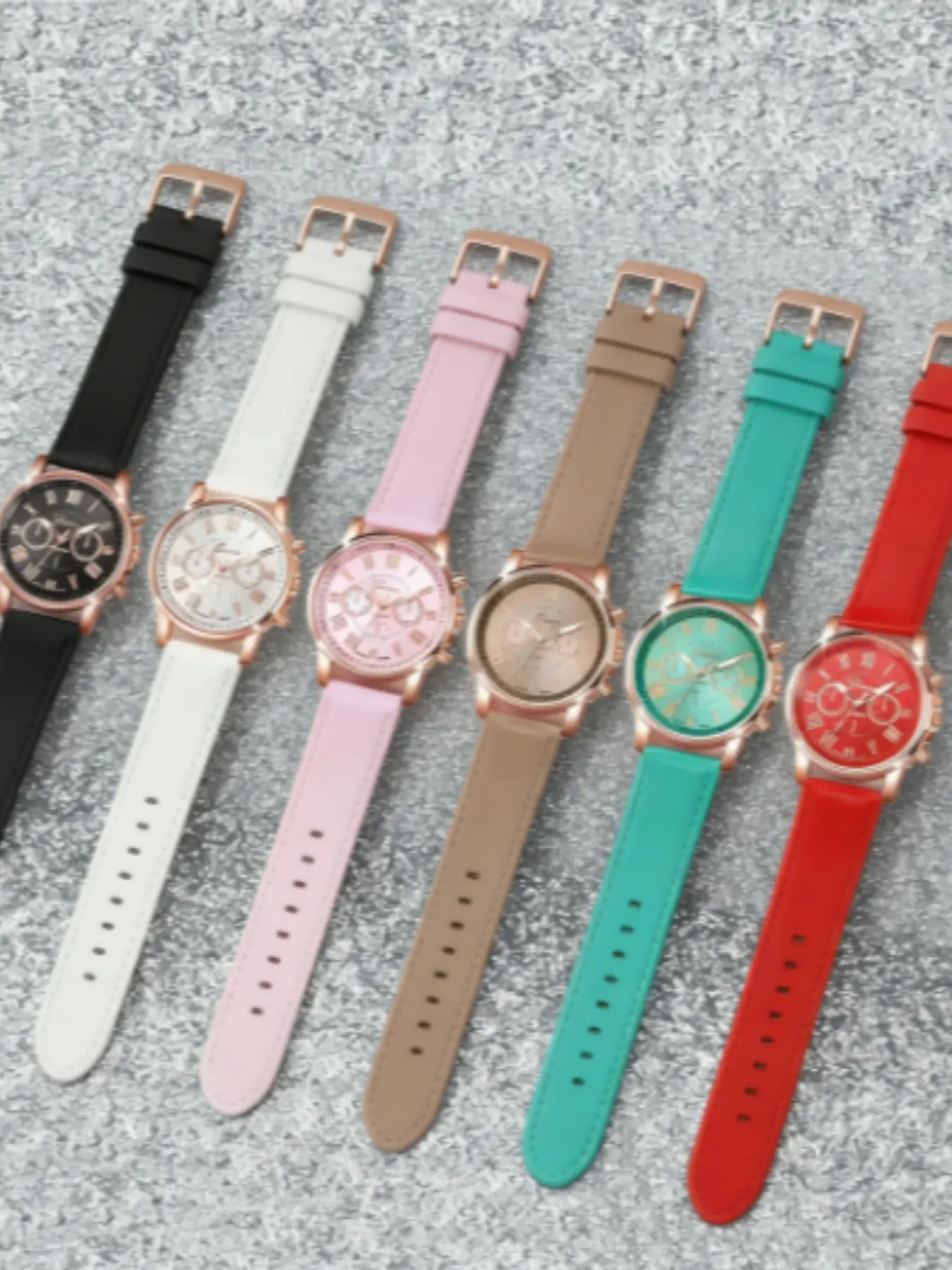 Women's Elegant Fashion Round Dial Quartz Watch Set, Fashion Watch Set for Party, Daily Decor, Trendy All-match & Exquisite Watch Set for Birthday Gift, Casual Wristwatch Set, Fashionable Wristwatch Set, Versatile Wristwatch Set