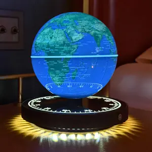 MAGECMOON magnetic levitation globe learning floating globe LED technology e-sports desktop 3D ornaments dimmable self-rotating night light elementary school junior high school boys and girls Valentine's Day holiday gifts