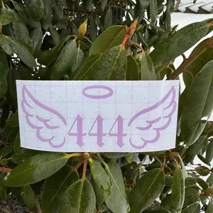 Angel Number Decal,  444 Decal, Protection Decal- Durable Vinyl for Cars Laptops & More - Multiple Sizes & Colors - Waterproof & Long-Lasting