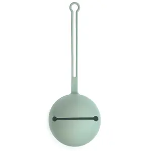 Silicone Pacifier Holder Case (Cambridge Blue)