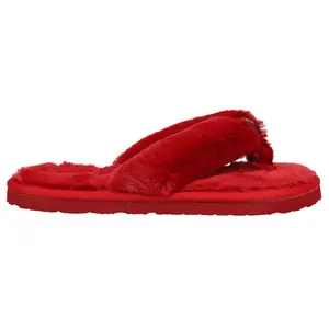 PUMA Womens Fluff Flip Flop Casual Slippers Casual - Red