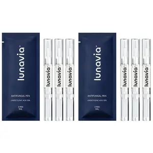 【2 Packs of 6】Lunavia Antifungal Pen, UNDECYLENIC ACID 25% - Most of Athlete‘s FootJock Itch and Ringworm