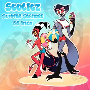 Stolitz Beach Day | Helluva Boss Standee