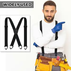 X Back Hidden Suspender 1.5 Inches Under Clothing Heavy Duty Work Suspenders for M，Graduation gift for boys，Graduation gift for boys