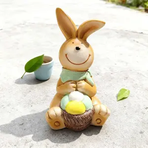 Hot Selling Easter Rabbit Figurine, Holiday Decoration Ornament, Perfect Festival Gift, Cute Bunny Statue for Home Decor