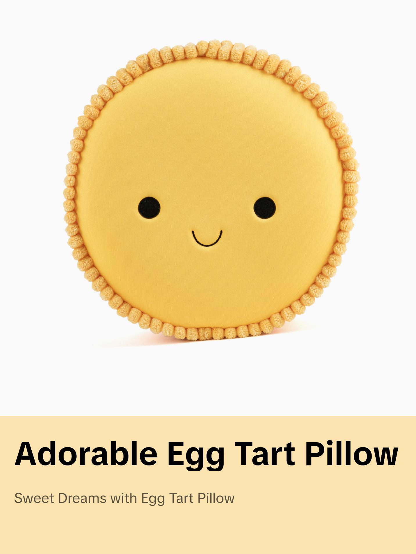 Egg Tart Pillow