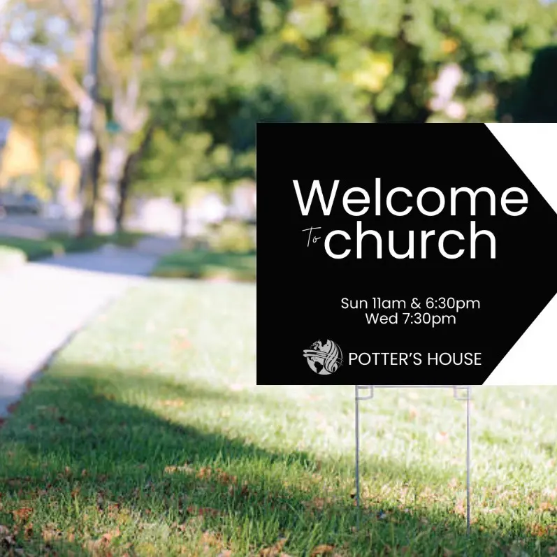 Yard signs with H stakes - fast shipping
