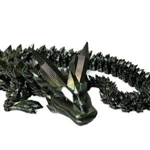 4ft 3D Printed Crystal Dragon