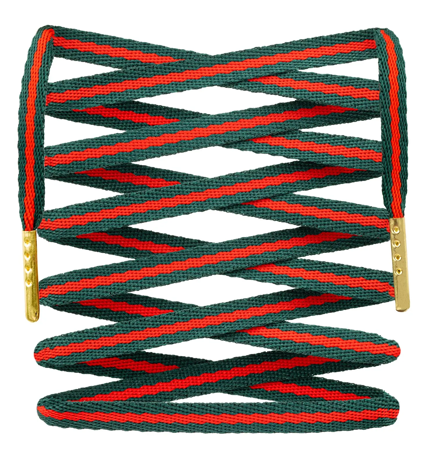 Flat Striped Shoelaces