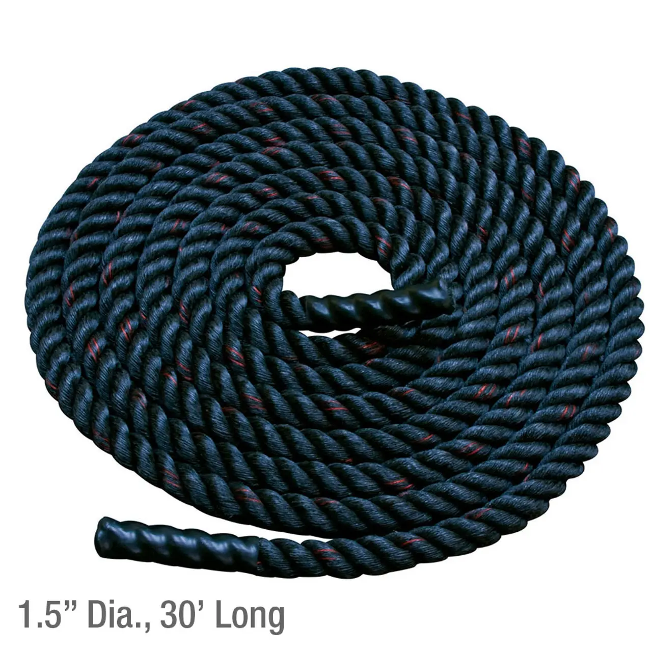 Fitness Battle Rope for Full-Body Workouts, 1.5-inch Diameter, Available in 30 to 50 Feet