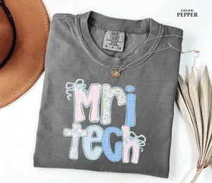 MRI Tech shirts , mri Technologist TShirt, Radiology T-Shirt for MRI Nurse, MRI Gift for Tech, Comfort Colors Tee Fabric Fit Medium Tops