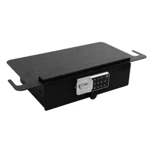 Center Console Safe Vault - KEREN Console Gun Safe Box Compatible with Tesla Model Y 2021-2023, Electronic Number Lock