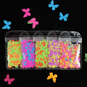 5MM Neon Full Butterfly Glitter (2G Bag)
