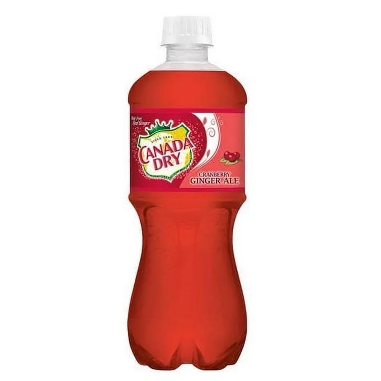 Canada Dry 5 Pack Assorted Exotic Fruit Flavored Soda Pop 20oz