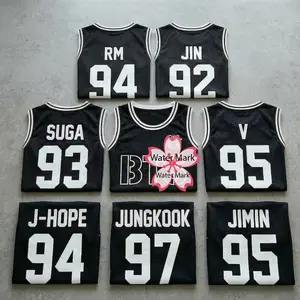 Kpop Group Bangtan-Style Jersey, Custom Bangtan Boys Members Basketball Jersey For Army, Bangtan World Tour 2026 Merch Top, Bangtan Comeback 2026 Sports Vest